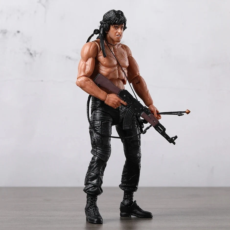 Figura de acción First Blood John J Rambo montaje móvil figura modelo PVC. Foto 4 de 4