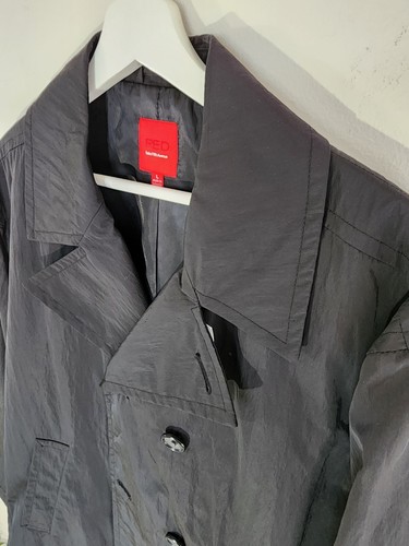 Size Large Rain Coat RED by Saks 5th Ave Black Water Repellent Jacket Men's NWT - Picture 2 of 8