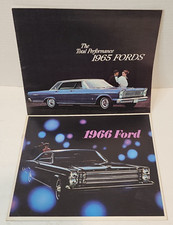 Ford Motor Company Car Catalog Brochure Lot For The Years 1965 And 1966 46 Pages Ford Motor Company Car Catalog Brochure Lot For The Years 1965 And 1966 46 Pages