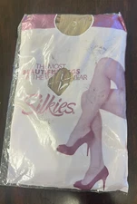 Silkies New Womens Ultra Control Top Pantyhose Sz Med Color Nude Nylon Spandex