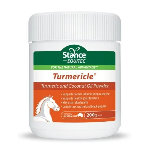Stance Equitec Turmericle 500 200Gm 2KG Tumeric Coconut Oil Powder Equine Horse - Picture 2 of 15