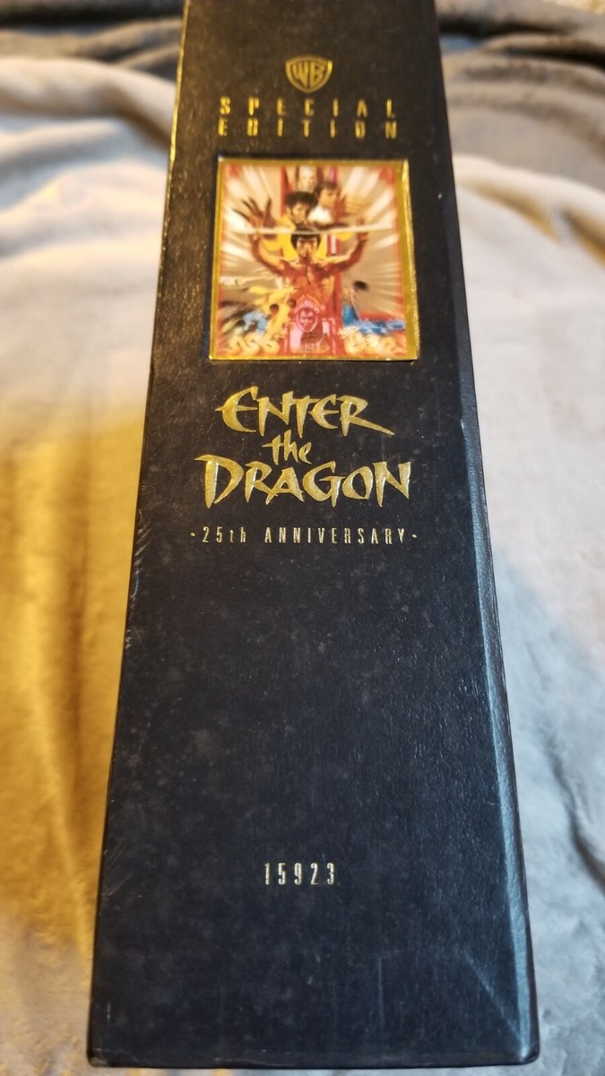 vintage Enter the Dragon VHS 25th anniversary Deluxe Collector's