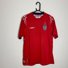 England Football Shirt Jersey 2004-2006 Away (M) 0324
