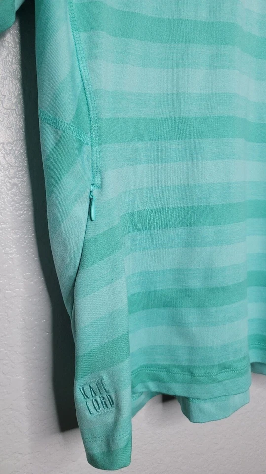 Chaqueta Atlética Kate Lord Performance Mujer XL 1/4 Cremallera Manga Larga Rayas Foto 2 de 4