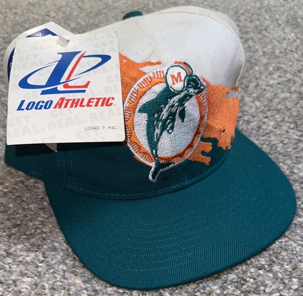 応援グッズ 90s VINTAGE MIAMI DOLPHINS PROLINE Vintage 90s Miami Dolphins Logo Athletic Splash NFL Pro Line