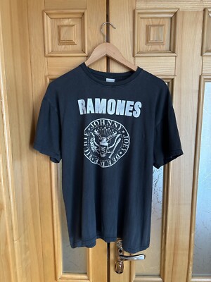 Rare Vintage Ramones T-Shirt Punk Rock Size M black 80s 90s Merch