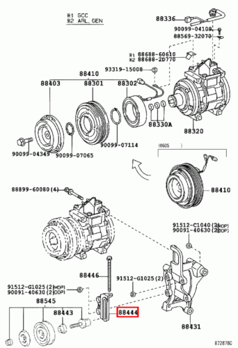 Genuine Toyota LandCruiser 79 78 Series HDJ 1HD 4.2 Diesel Idle Pulley Bracket - Picture 4 of 7