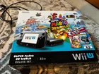 Wii U Super Mario 3D World Deluxe Set 32GB In Original Box- With Games