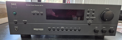 NAD AV711 Surround Sound Receiver   Vintage Hi Fi Home Theater  Tested & Working