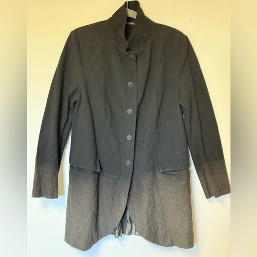 Annette Goertz Men’s’ Ombre Linen Blend Jacket Blaze Sz.42 Oversized Womens - product listing photo