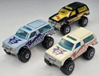 3 Hot Wheels Blackwalls Chevrolet Blazer 4X4 Variation Vintage Opening Doors