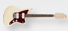 Squier Paranormal Jazzmaster XII E-Guitarre Weiß-Rot Neu OVP