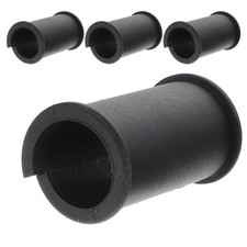 4 Pcs Microphone Rod Sleeve Protective Cover Anti-slip Rubber Interview Gasket