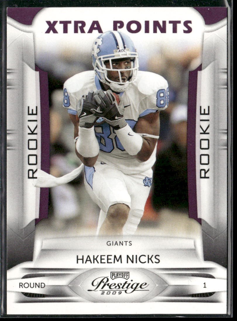 Hakeem Nicks Playoff Prestige #142 College-Xtra Points Purple