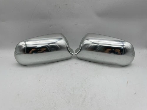 2003 Audi RS6 Billet Aluminum Mirror Cap Cover Pair LH RH Genuine OEM
