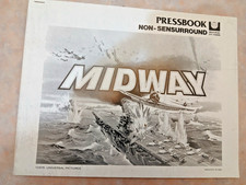 1976 UNIVERSAL  MIDWAY W/ CHARLTON HESTON.- PRESSBOOK