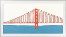 Samsung 85" The Frame Customizable Bezel - Modern White VG-SCFA85WTBZA - Open