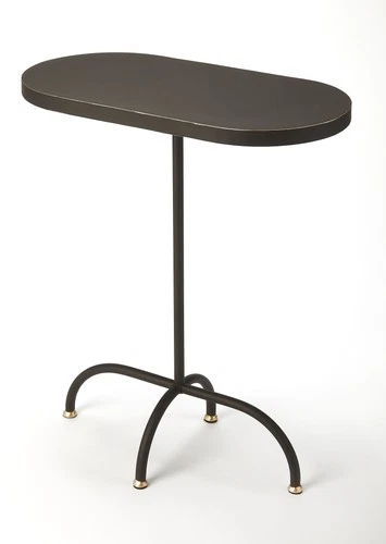 Industrial Cleo Side Table in Black and Gold by Butler Specialty - Picture 1 of 3