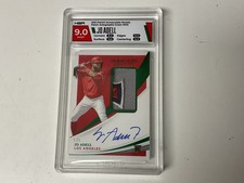 # 5/5 JO ADELL 2021 Immaculate GREEN HOLO #103 RPA ROOKIE PATCH AUTO 5/5 PSA 9