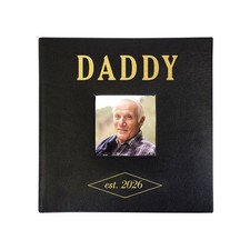 Daddy Est. 2026 Photo Album 200 4x6 New Dad Father's Day Gift