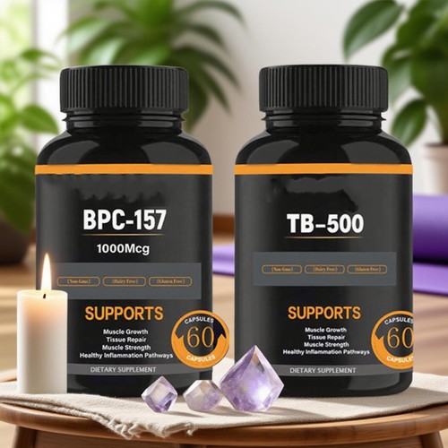 Confezione 2 Integratori Booster Crescita Muscolare 1000Mcg 60+60 Capsule - Foto 8 di 10