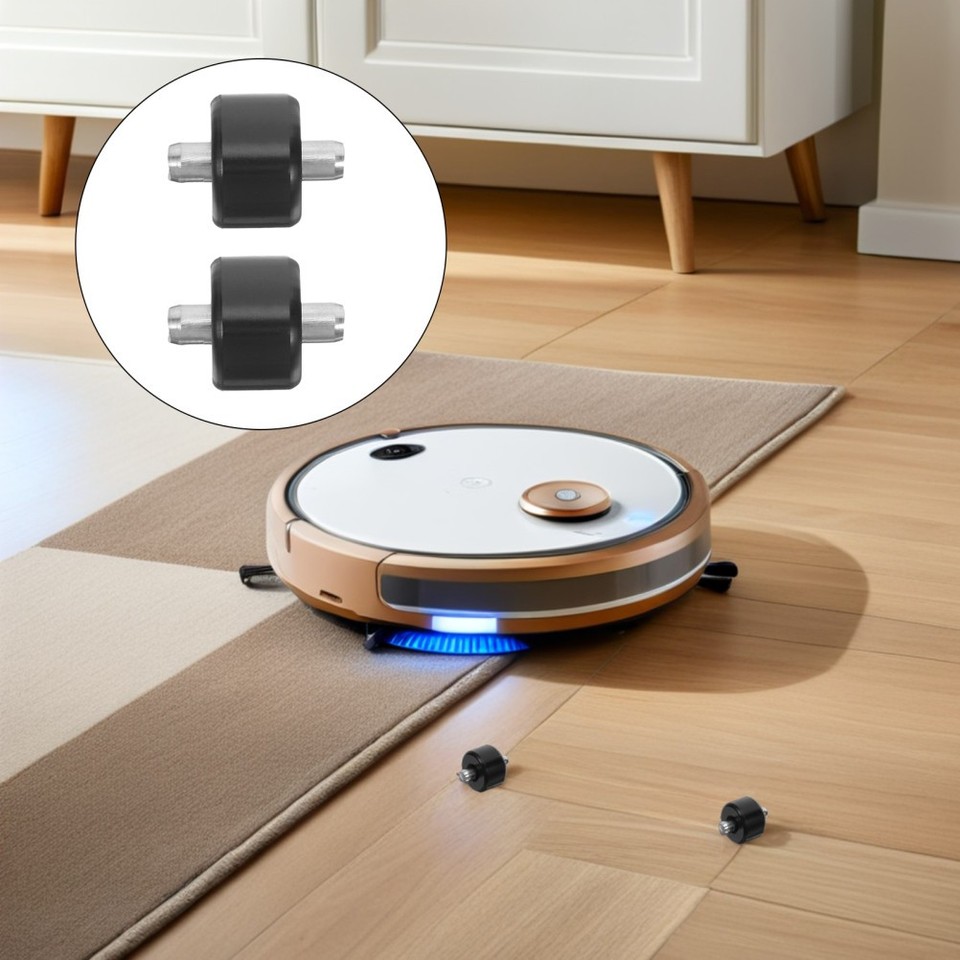 Durable Silver Robot Vacuum Front Caster Wheel Replacement 8Pcs Set ...
