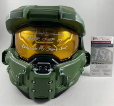 Steve Downes Signed HALO Master Chief Full Size Replica Helmet Autograph JSA COA