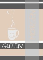 Ross Geschirrtuch Guten Morgen Bl 50X70 Cm Grau