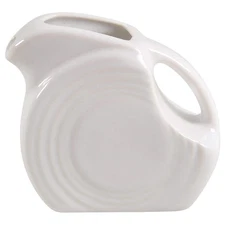 Homer Laughlin  Fiesta White  4 Oz Pitcher 1779297
