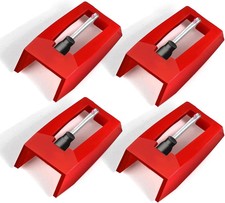 4Pcs Record Player Needle for Crosley, Victrola, ION, LP, Premium Universal