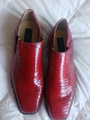 Giorgio Brutini Private Collection Genuine Snake Skin Red  display picture 2