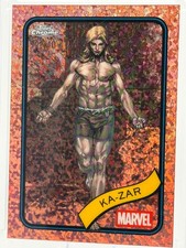 2025 Topps Chrome Marvel Rose Gold Mini-Diamond Refractor /40 Ka-Zar #84