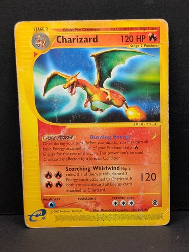Charizard 040/165 Expedition Base Set Regular Rare Non-Holo Pokemon TCG HP