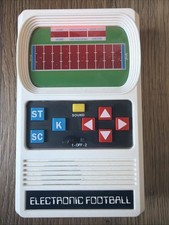 Mattel Electronic Football Handheld 2014 Retro Game Lights Sound Tested Works