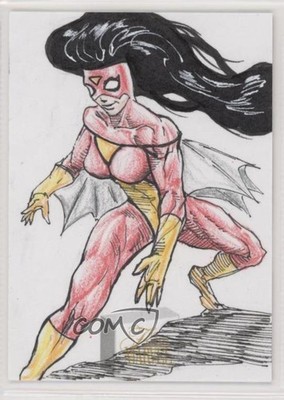 2019 Flair Marvel 1/1 Brian Soriano Auto Sketch 1aq
