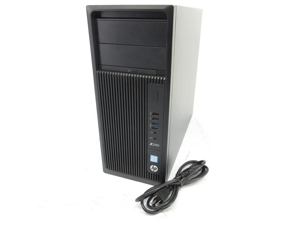 HP Z240 Workstation TWR i7-6700 3.4GHz 32GB RAM 500GB SATA SSD No OS K1200 - Image 2 of 4