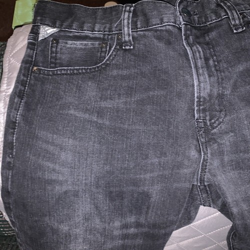 Denim & Supply Ralph Lauren Slim Faded Black Denim Mens 34x30 Distressed - Picture 2 of 4