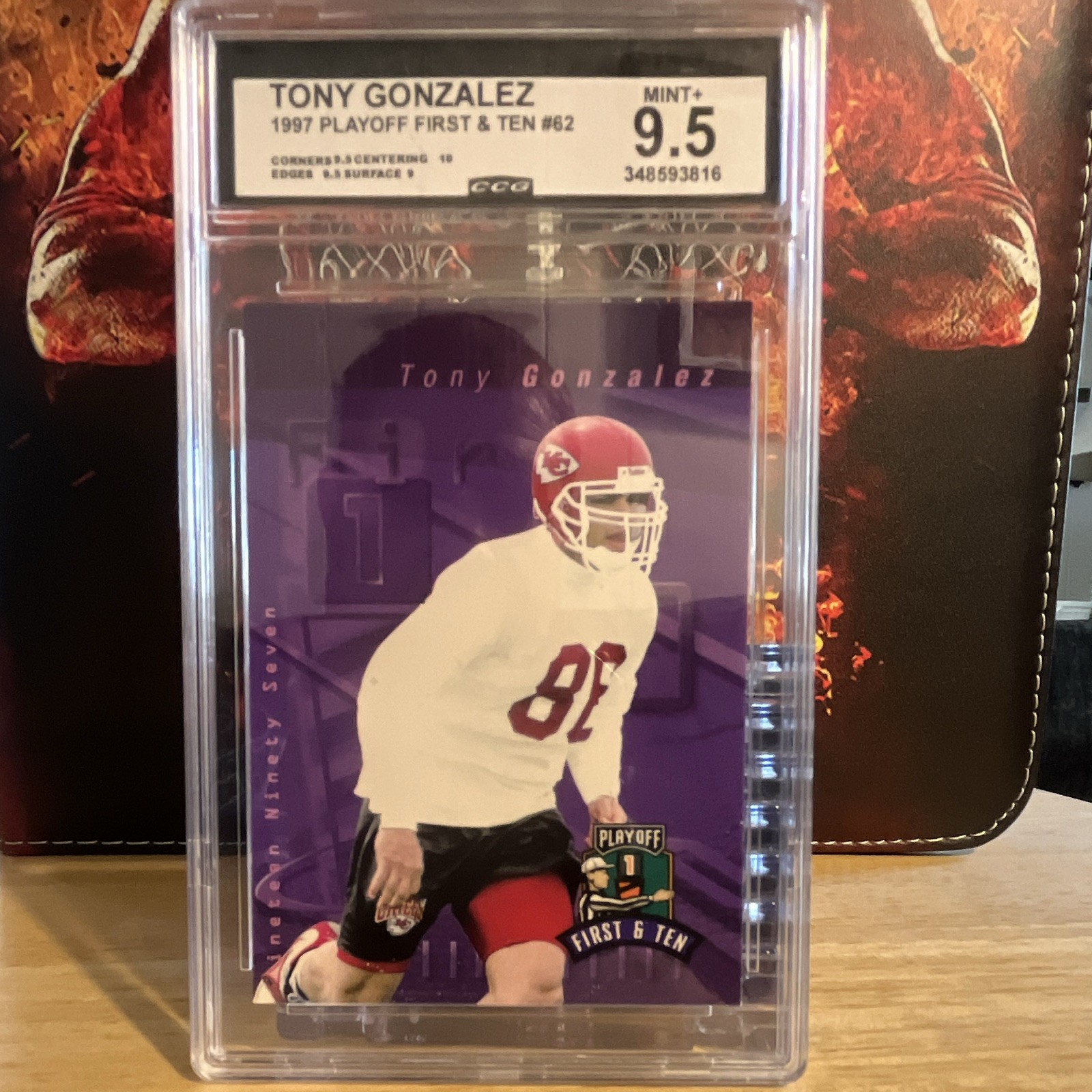 Tony Gonzalez Playoff First & Ten #62 Base