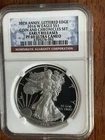 2016 W AMERICAN SILVER EAGLE COIN & CHRONICLES SET 30TH ANNI. LETTERED EDGE PF69