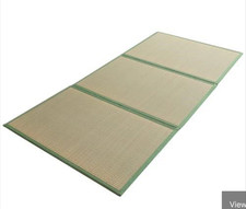 Japanese Tatami Mat 100 Rush Grass Portable Folding Mat Futon 79x39 Floorbed