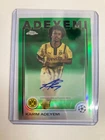 TOPPS CHROME 2025 KARIM ADEYEMI BORUSSIA DORTMUND AUTOGRAPH 78/99.