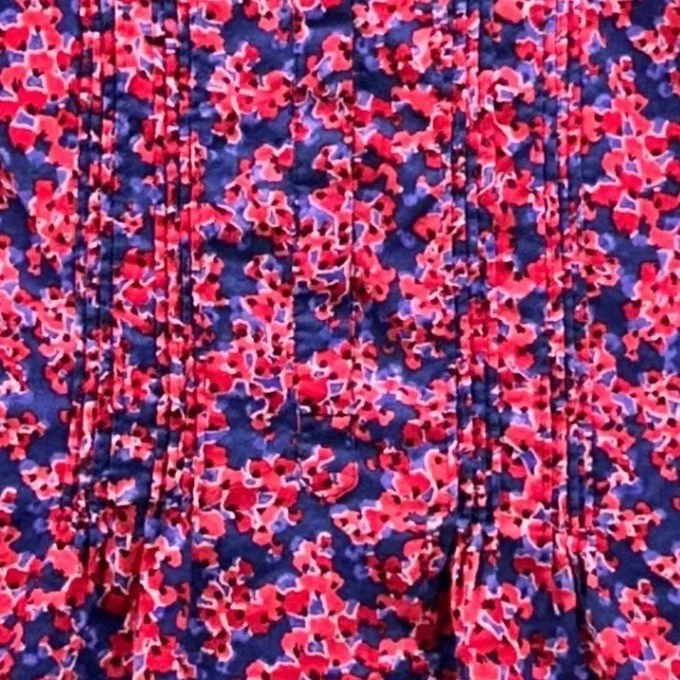 Top túnica Talbots para mujer talla 1X floral pintuck maximalista relajado cottagecore Foto 4 de 4