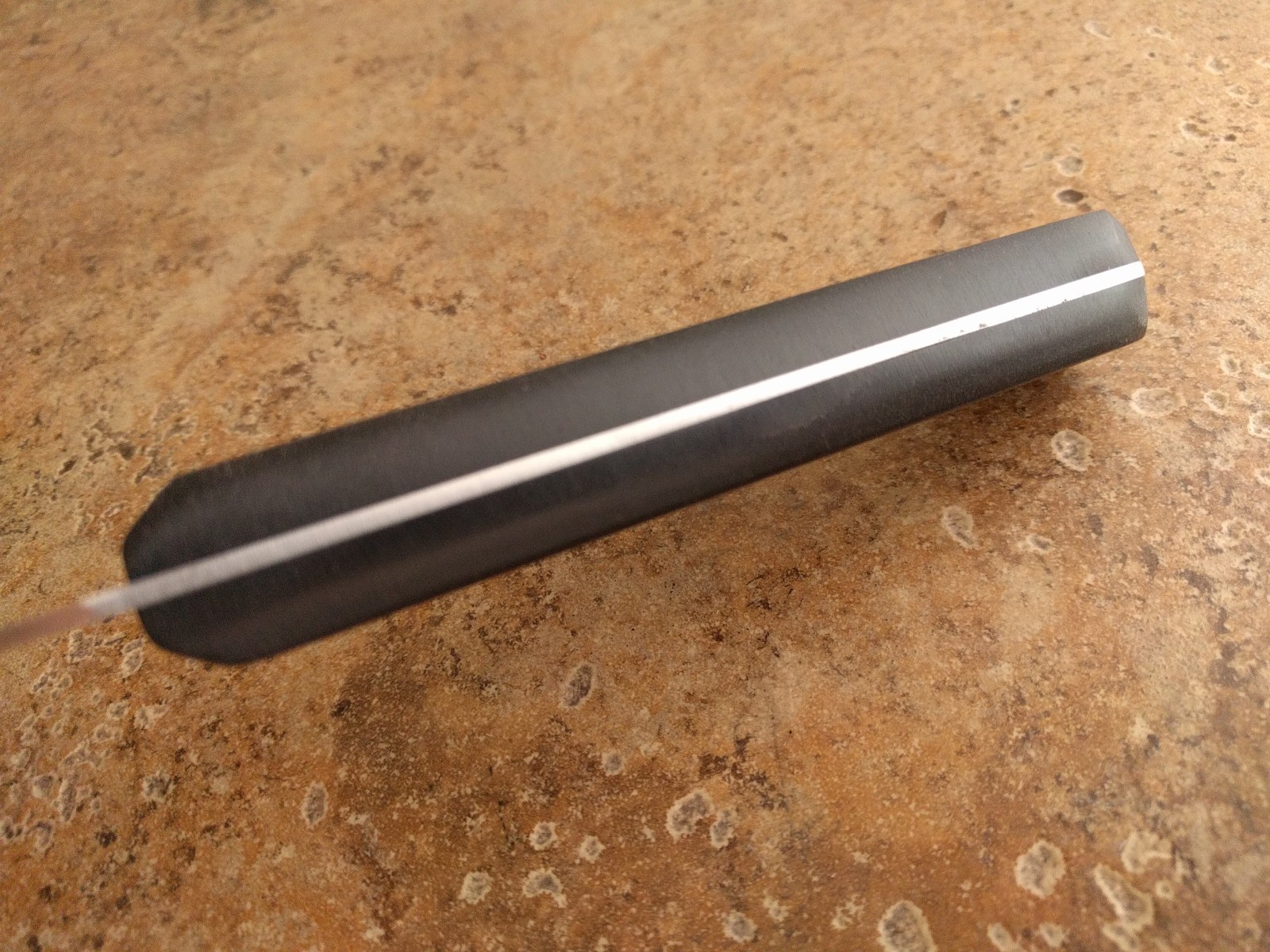 Chicago Cutlery Chef’s Knife 25F20D 8” Blade Black Handle 3 Rivet