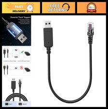 USB to RJ11 Plug Cable for Radar Detectors - 1.6ft Replacement Power Cable
