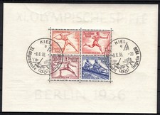 Dt. Reich Block 6 z (Thick Paper) with Special Stamp Immaculate Schlegel #1919