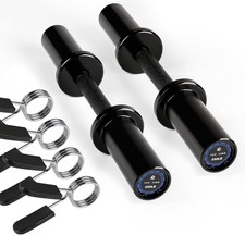 16" Loadable Dumbbells Pairs Olympic Dumbbell Handle/Bar Strength Training