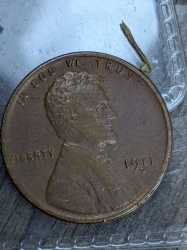 1911-D LINCOLN WHEAT CENT XF Brown