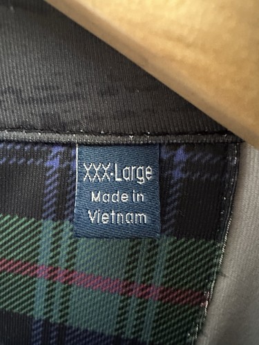 William Murray Barrel Aged Performance Golf Polo Uomo XXXL AOP Manica Corta NUOVO - Foto 7 di 11