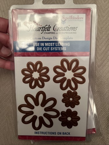2 - Spellbinders Heartfelt Creations Daisy & Posy Patch Stamps Die Scrapbooking - Picture 4 of 4