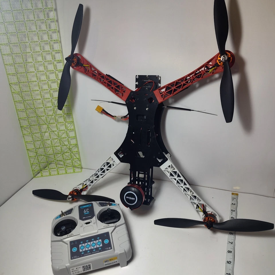 Custom Alien 500 GPS Drone RTF APM 2.6 3S/4S Camera Ready w/ TX 10" Props - Image 4 of 4